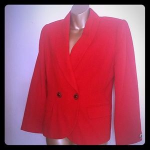 Vintage Oleg Cassini wool short blazer